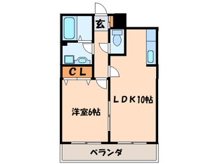 プチフルール千の物件間取画像